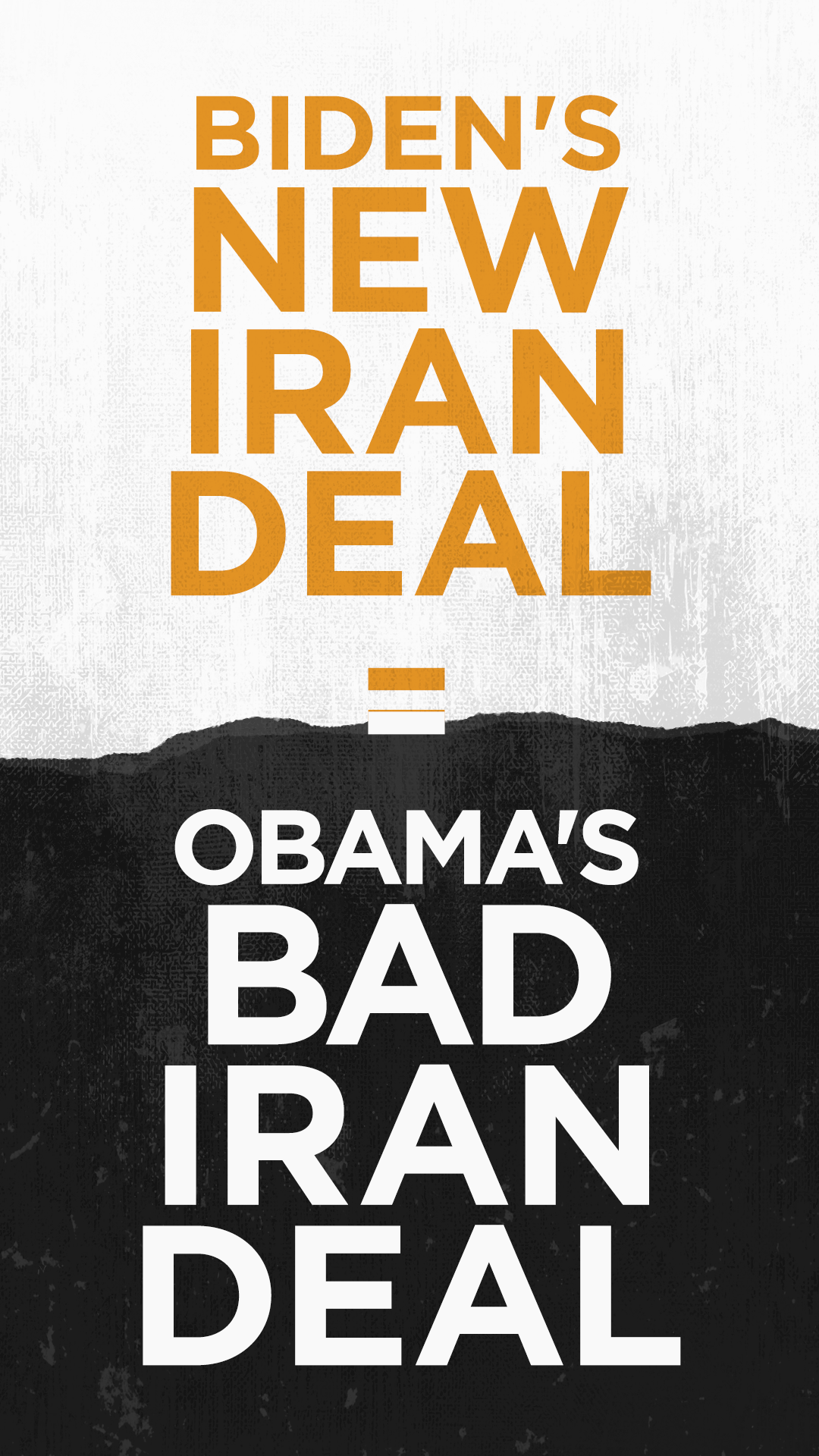Biden's new Iran Deal is equal to Obama's bad Iran Deal.